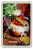 Blechschild Reise 12x18cm Spanien Wein Fleisch Fisch Produktbild-Vorschau 1
