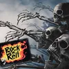 Rock n' Roll Metallschild in 15x20 cm mit Flammen und Produktbild-Vorschau 5