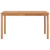 vidaXL Garten-Esstisch 140x80x77 cm Massivholz Teak Produktbild-Vorschau 1