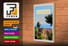 Holzschild Reise 20x30cm Sanremo Italien Reise Sonne Sommer Produktbild-Vorschau 3