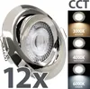 12x LED Einbaustrahler LUMIRA-CH Ultra Slim 5W, CCT ( Produktbild-Vorschau 1