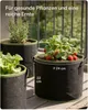 Pflanzsack 10L - 5STK aus Vliesstoff mit Schilder zum Produktbild-Vorschau 2