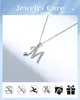 Mesovor Initiale Kette Silber 925 mit Zirkonia, Damen Produktbild-Vorschau 6