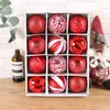 12 Stück Christbaumschmuck, 6 cm Weihnachtskugeln, blau, Produktbild-Vorschau 5