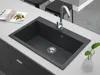 Granitový drez – umývadlo – kuchynský drez – 73 x 50 cm – Náhľad obrázku produktu 3
