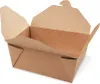 50 Braune Faltboxen Asiaboxen 172x142x65 mm 1400ml Produktbild-Vorschau 1