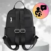 Camerazar Élégant sac à dos matelassé pour femmes, noir et Voir les images du produit 3