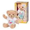 BABY born Teddy mit weißem Strampler und beweglichen Armen Produktbild-Vorschau 1