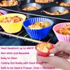 Cupcake-Förmchen aus Silikon, 24 Stück, wiederverwendbare Produktbild-Vorschau 4