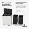 Klarstein 40 L odpadkový kôš s moderným dizajnom s 2x20 L Náhľad obrázku produktu 3