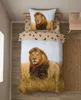 Löwe - Wende-Bettwäsche-Set, Raubkatze 135x200 & 80x80 Produktbild-Vorschau 5
