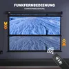 HOMCOM Beamer Leinwand Elektrisch 84" 4:3 Produktbild-Vorschau 8