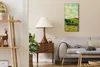 Wanduhr Leinwand Bild Uhr Geräuschlos 30x60 Bauernhof Produktbild-Vorschau 3