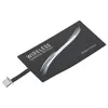 A black wireless charging receiver with a silver USB-C connector. Produktbild-Vorschau