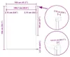 vidaXL Verdunkelungsrollo Gelb 105x150cm Stoffbreite Produktbild-Vorschau 7