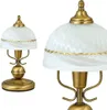 Klasická stolní lampa se skleněným stínidlem hnědá E14 Náhled obrázku produktu 5