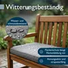 Beautissu Buitenbankkussen Calme, lichtgrijs, 110x40x5 cm Productafbeelding-voorbeeld 3