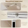 Klappbarer PC-Schreibtisch mit 9-stufigem Bš¹cherregal aus Produktbild-Vorschau 8