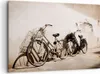 Bild auf Leinwand - Leinwandbild - Fahrrad Ziegel Stadt Produktbild-Vorschau 1