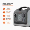 KAISERWERT Power Station 600W, přenosný generátor energie s Náhled obrázku produktu 2