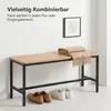 Sitzbank Agata | 97 x 32 cm | Bank Holz-Optik Eiche | Produktbild-Vorschau 4