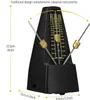 Mechanisches Metronom mit Glocke, klassische Pyramidenform, Produktbild-Vorschau 7