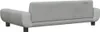 A light gray dog bed is shown from a side view against a white background. Náhled obrázku produktu