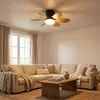 Mini stropný ventilátor s LED osvetlením a diaľkovým Náhľad obrázku produktu 7