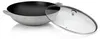 KELA Wok en fonte avec couvercle Calido 36 cm gris clair Voir les images du produit 3
