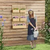 Outsunny Hochbeet Holz verstellbar Pflanzbeet mit Produktbild-Vorschau 2