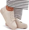 Damen Stoff Sneakers Big Star RR274407 Beige 39 Produktbild-Vorschau 1