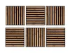 MEBANO Sada de 6 paneles acústicos de madera, 40x40 cm. Vista previa de la imagen del producto 9