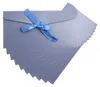 10 Stück Schleifenband-Umschläge - Seeblau Produktbild-Vorschau 1