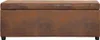 vidaXL Bank mit Staufach 116 cm Braun Wildleder-Optik Produktbild-Vorschau 1