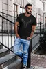 Herren T-Shirt Hirsch Polygon Geweih Geometrisch Formen Produktbild-Vorschau 3