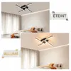 ZMH LED plafonnier noir 20W blanc chaud 3000K plafonnier Voir les images du produit 3