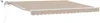 Einziehbare Markise Beige 400 x 300 cm Polyester und Metall Produktbild-Vorschau 2