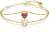 SWAROVSKI Damen Armreif Rot Zirkonia Goldlegierungsschicht Produktbild-Vorschau 1