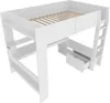 Flieks Etagenbett 140x200cm mit Schreibtisch und Regal, Produktbild-Vorschau 10