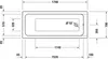 Duravit Badewanne D-Code 2.0 1700x700mm, Einbau weiß, 1 Produktbild-Vorschau 4