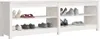 vidaXL Schuhbank Weiß 160x36,5x50 cm Massivholz Kiefer Produktbild-Vorschau 4