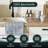 5er Set Geschirrtücher gestreift aus 100% Baumwolle, 50x70 Produktbild-Vorschau 2