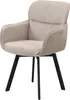 byLIVING Stuhl 2-er Set RICO / Webstoffbezug in taupe, Produktbild-Vorschau 8