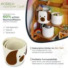 HMF Aufbewahrungskorb mit Griffen, 3er Set für Kinderzimmer Produktbild-Vorschau 2