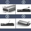 Boîtier SSD - M.2 NVME Pcie USB-C 4.0 - Baie pour disque M2 Voir les images du produit 9