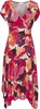 VIVANCE Midikleid mit Alloverdruck und asymmetrischem Saum Produktbild-Vorschau 1
