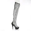 DELIGHT-3009 Damen Boots von Pleaser, Schwarz EU 41, US 11 Produktbild-Vorschau 5