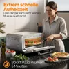 ProfiCook® Elektrische pizzoven | 400°C | met echte Productafbeelding-voorbeeld 3