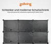 Goliving Faltbarer Aufbewahrungsschrank – 24 Paar – 92 x 82 Produktbild-Vorschau 2