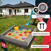 KOTARBAU® Sandkasten mit Sitzbank 140 x 140 cm Sandkiste Produktbild-Vorschau 8